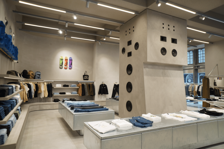 Wandgestaltung im Carhartt-Store mit PANDOMO Studio.