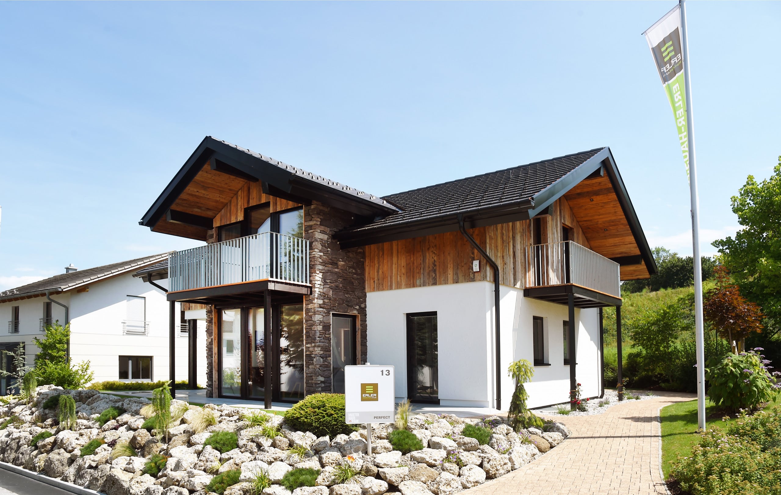 Musterhaus Perfect von ERLER Haus im Musterhauspark Eugendorf.