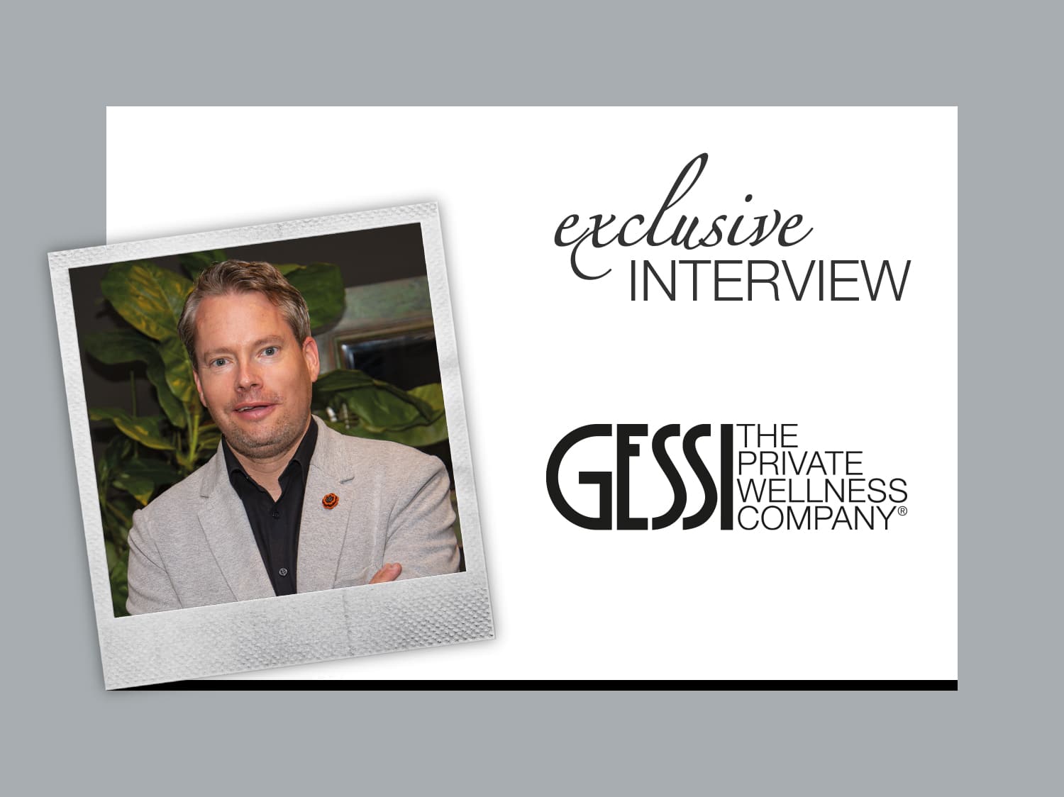 GESSI Germany GmbH Country Manager DE+AT, Alexander Wolf.