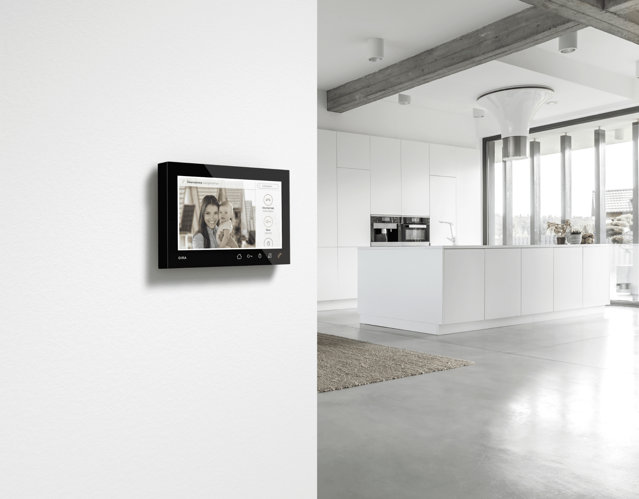 Gira präsentiert eine Smart-Home Gegensprechanlage mit Videofunktion zur idealen Türkommunikation.