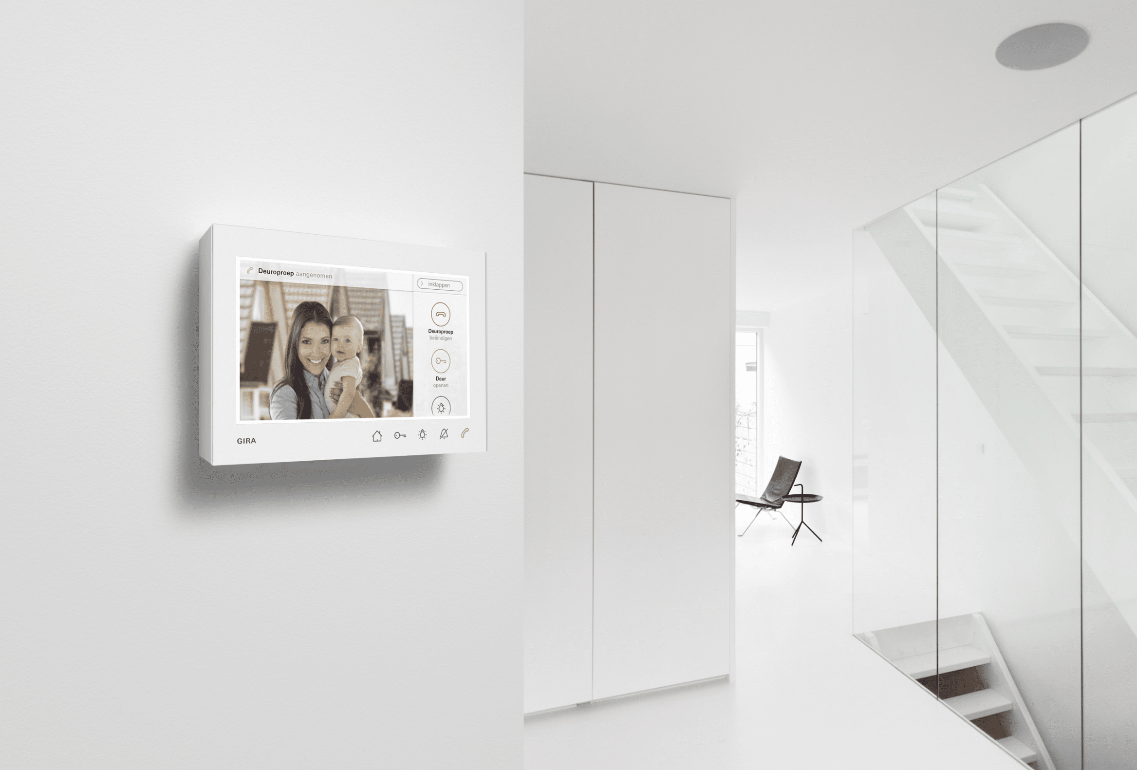 Gira präsentiert eine Smart-Home Gegensprechanlage mit Videofunktion zur idealen Türkommunikation.