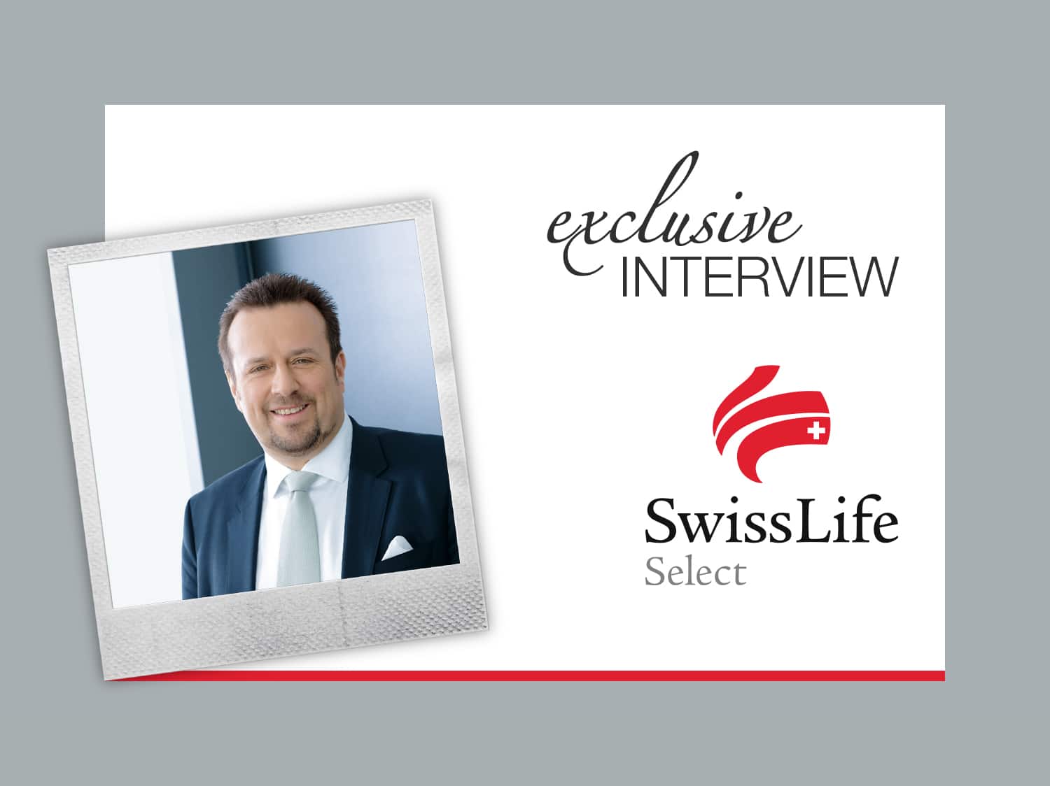 Mag. Joachim Seebacher, zweiter Geschäftsführer der Swiss Life Select Österreich GmbH